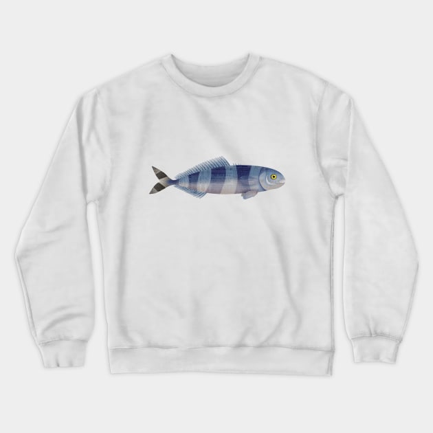 Pilote-Fish Crewneck Sweatshirt by jurjenbertens